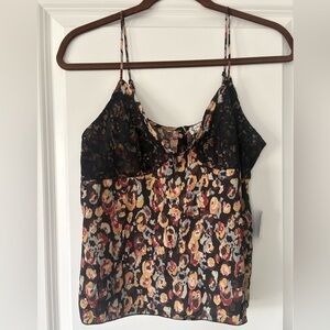 Free People Floral Lace Camisole